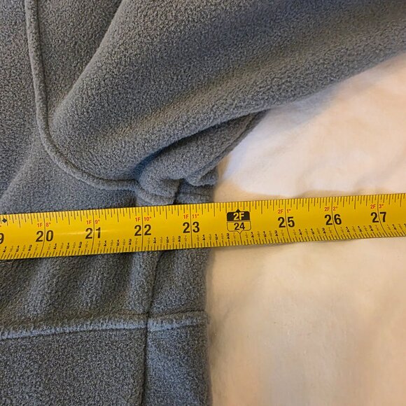 EUC Patagonia Microdini 1/2 Zip Fleece Pullover Large Plume Grey - Picture 8 of 10